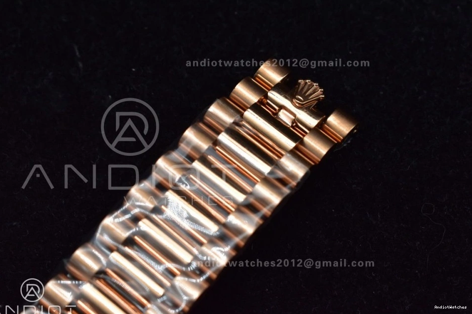 Dial DayDate Bracelet Crystal Markers A TWF Meteorite President RG 402 SmartChoice Steel 40 on 316L 0422